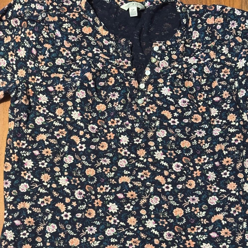 Floral Print Women's Top